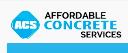 Affordable Concrete Services logo