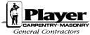 Player Carpentry & Masonry logo
