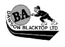 B A Dawson Blacktop logo