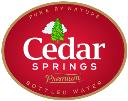 Cedar Springs Bottled Water logo