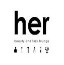 Her Beauty & Lash Lounge on Sparks logo
