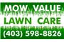 MOW VALUE LAWN CARE logo