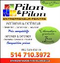 Pilon et Pilon entrepreneur peintre logo