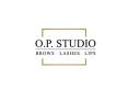 O.P. LASHES logo