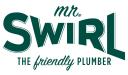 Mr. Swirl, The Friendly Plumber logo