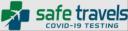 Safe Travels covid-19 testing centre logo