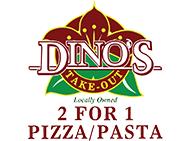 Dino's 2 for 1 Pizza & Pasta image 5