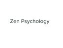 Zen Psychology logo