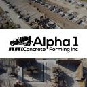 Alpha 1 Concrete Forming logo