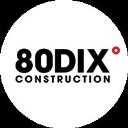  80Dix degrés constructions logo