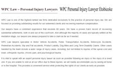 WPC Personal Injury Lawyer image 3