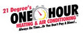21 Degrees One Hour Heating & Air Conditioning logo