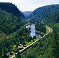 Agawa Canyon Tour Train / Algoma Central Railway logo