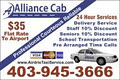 Alliance Cab Airdrie local & Airport Taxi Service Alberta logo