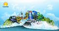 Calypso Theme Waterpark logo