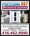 Markham Heating and Air Conditioning by Freezing Hot Mechanical logo