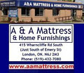 A & A Mattress & Home Furnishings logo