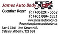 James Auto Body logo
