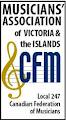 Musicians Assn of Victoria & the Islands logo