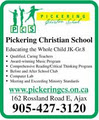 Pickering Christian School logo
