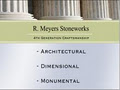 R. Meyers Stoneworks logo