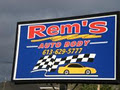 Rem's Auto Body logo