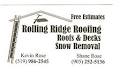 Rolling Ridge Roofing logo
