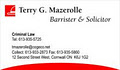 Terry G. Mazerolle, Barrister & Solicitor logo