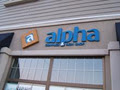 Alpha Graphics and Sign Shop logo