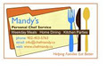 Mandy's Personal Chef Service logo
