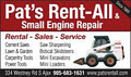 Pat's Rent-All logo