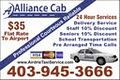 Alliance Airdrie Taxi Cab Service Alberta logo
