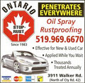 Ontario Stop Rust image 2