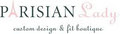 Parisian Lady custom design & fit boutique logo