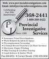 Provincial Investigative Services logo