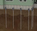Steel screw piles| Deck & Patio Footings| School Portables image 4