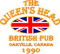 "The Queen's Head British Pub logo