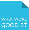 What We're Good At logo
