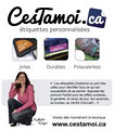 Cestamoi.ca - étiquettes personnalisées logo