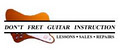 Don't fret guitar instruction logo