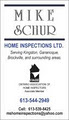 Mike Schur Home Inspections Ltd. logo