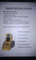 Quality skid steer services logo