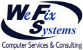 We Fix systems INC. computer services and network consulting logo
