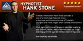 Comedy Hypnotist HANK STONE's Stage Hypnosis Show logo