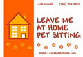 Leave Me At Home Pet Sitting logo