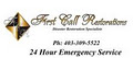 First Call Restorations logo