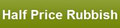 Half Price Rubbish Inc. logo
