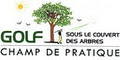 Sous le couvert des arbres champ de pratique logo