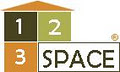 1 2 3 Space logo