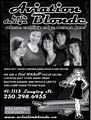 Aviation Blonde Hair Design logo